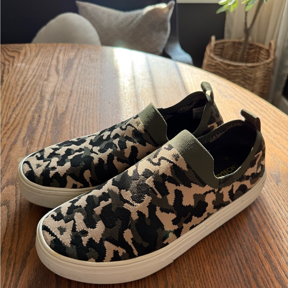 Camouflage Slip-On Sneakers